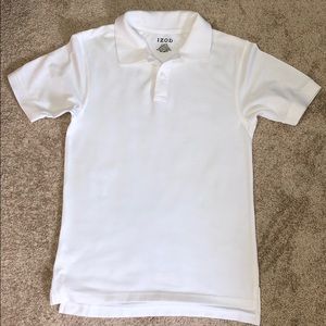 IZOD White Polo Shirt